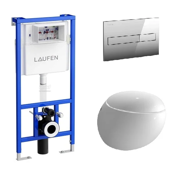Унитаз подвесной Laufen Alessi One 8.2097.6.400.000.1 58.5х39х40 см