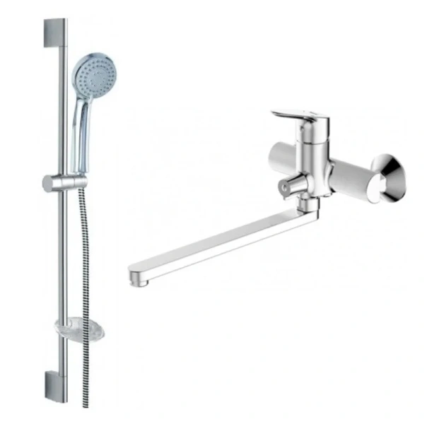Комплект для ванной комнаты Bravat Drop F00409C - фото 1