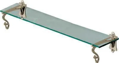 Полка со стеклом для ванной, цвет светлое золото, Devon&Devon Mayfair - фото 2