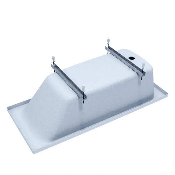 Ванна акриловая 1ACReal Gamma 170, 170 х 70 см, белая, BBA-GA177X0-00U, в наличии - фото 10