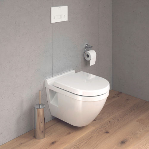 Унитаз подвесной Duravit Starck 3 с сиденьем микролифт - фото 4