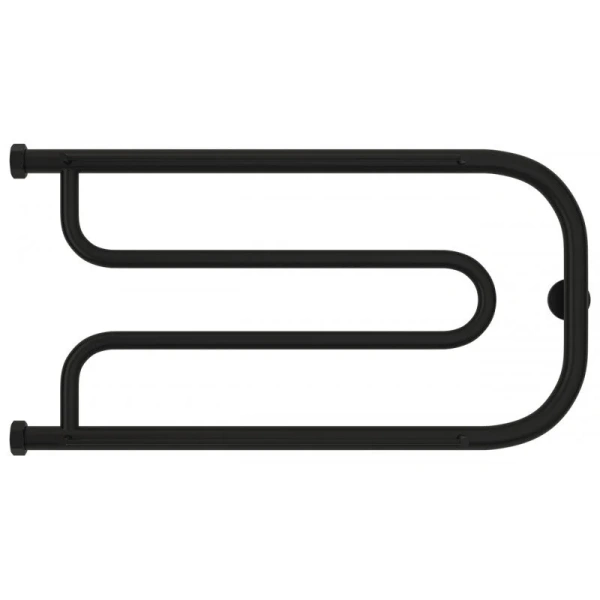 Полотенцесушитель водяной Сунержа Гусли 65х32 см черный матовый - фото 3