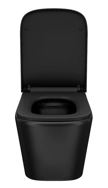 Унитаз подвесной IDDIS Bild черный матовый, с микролифтом - фото 8