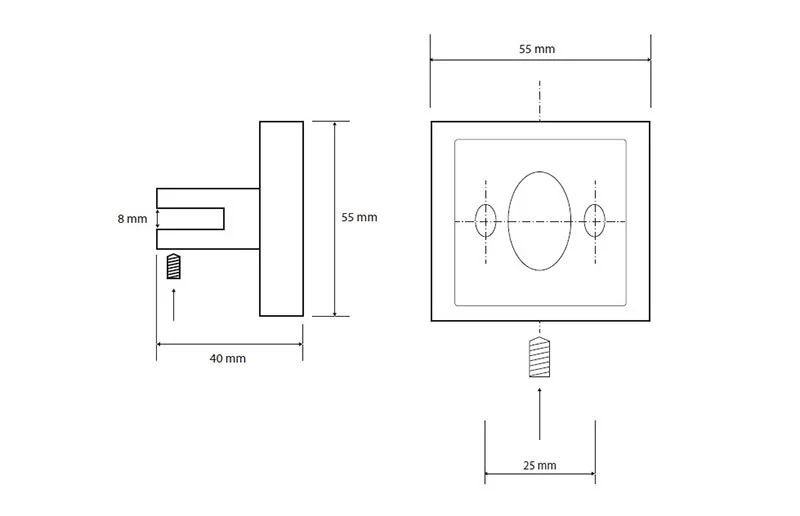 Держатель для полочек Bemeta Beta хром - фото 2