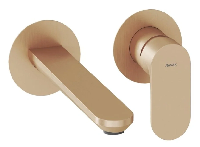Смеситель для раковины Ravak Eleganta розовое золото - фото 1