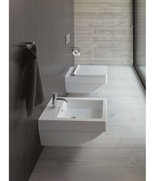 Биде подвесное Duravit Vero белое - фото 2