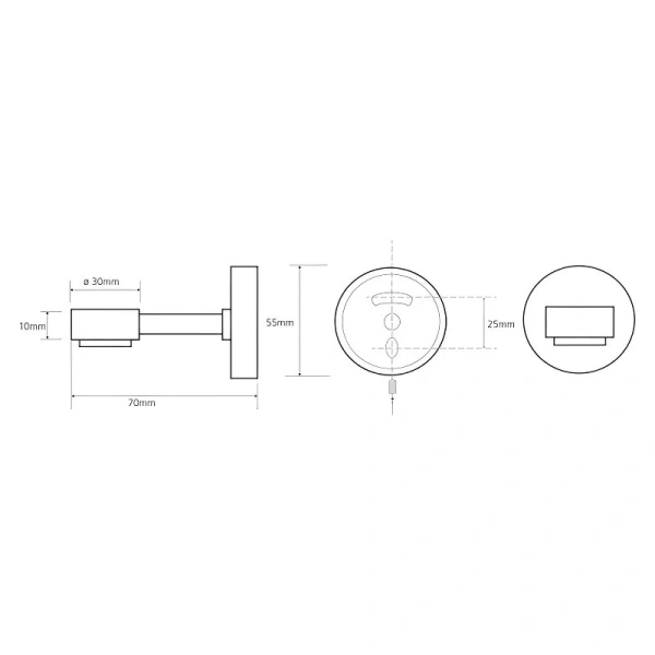 Мыльница Bemeta Omega магнитная - фото 2