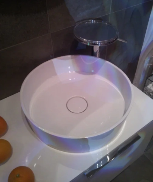 Раковина Laufen Kartell 8.1233.1 42 см накладная, в форме чаши, круглой формы - фото 5