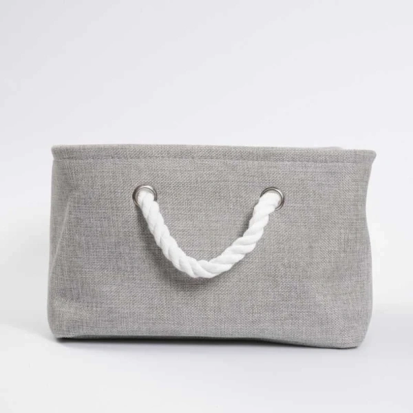 Корзина для белья WasserKRAFT Wiese серая - фото 4