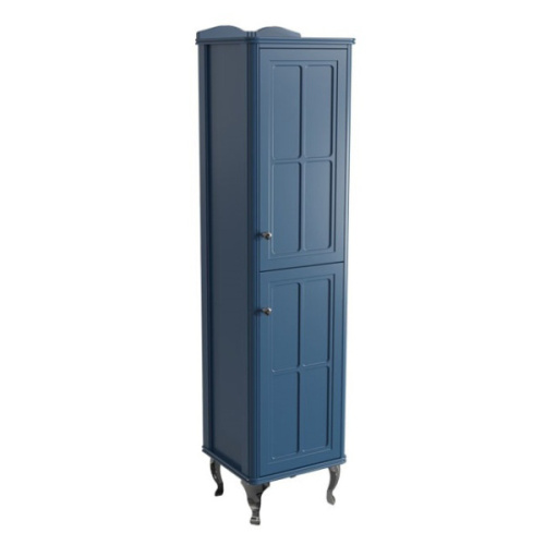 Шкаф-пенал напольный Caprigo Borgo 40 см синий, правый - фото 1