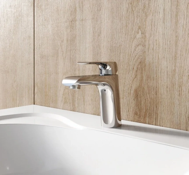 Смеситель для раковины Ravak Flat X0701 без донного клапана, с коротким изливом - фото 7