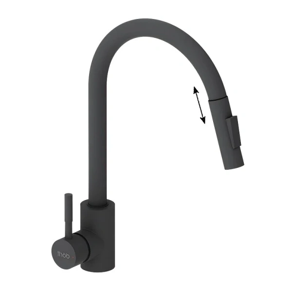 Смеситель для кухни Dorff Logic D30075 с вытяжным изливом