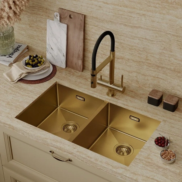 Мойка для кухни IDDIS Edifice 75 см золото - фото 3