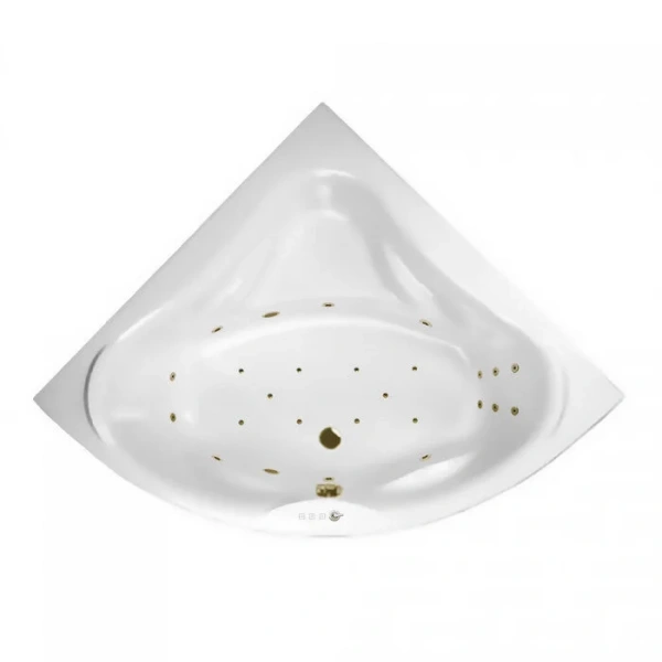 Ванна гидромассажная Excellent Konsul Ultra 150 x 150 см, белый/бронза, WAEX.KON15.ULTRA.BR - фото 1