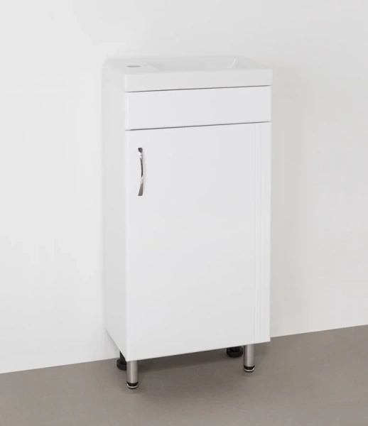 Тумба с раковиной напольная Style Line Эко Стандарт ЛС-00000307 40 см с дверцами - фото 3