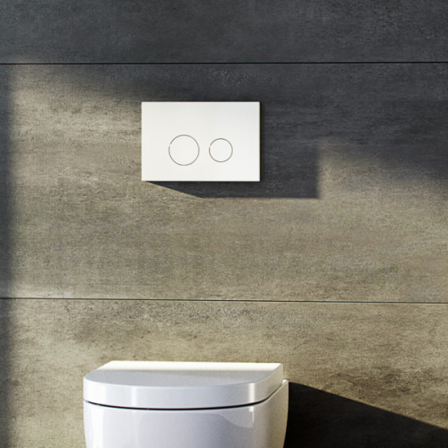 Клавиша смыва Акватек Slim белая, по запросу - фото 2