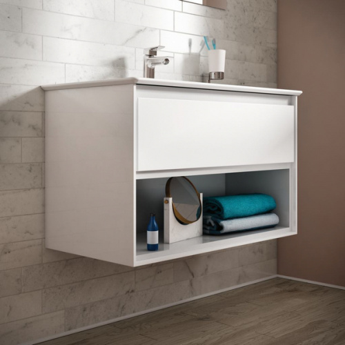 Тумба с раковиной подвесная Ideal Standard Connect Air E0827 80 см с 1-м ящиком - фото 2