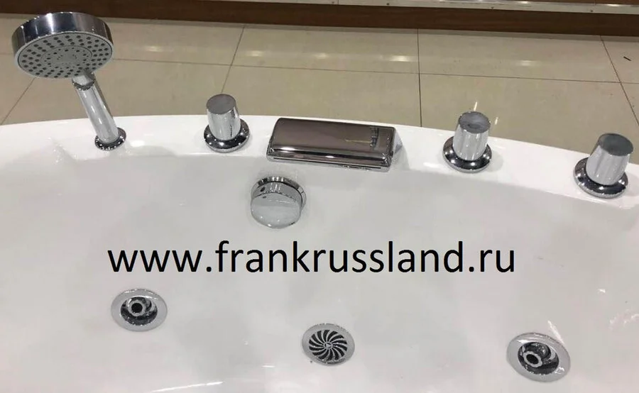 Ванна гидромассажная Frank F163, 200 x 110 x 60 см, 2018114 - фото 3