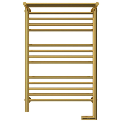 Полотенцесушитель электрический правый, с полкой цвет золото Сунержа Богема 2.0 800х500, по запросу - фото 2