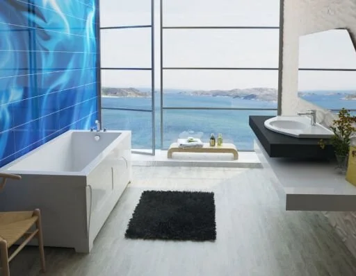 Ванна из литьевого мрамора Эстет Дельта 150x70 см белая глянцевая