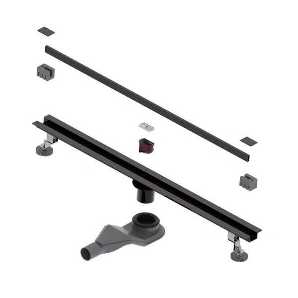 Душевой трап RGW SDR-50B 100 см черный - фото 3