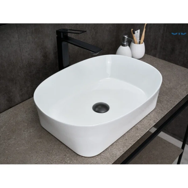 Раковина GID Creativo N9028 53 см белая - фото 3