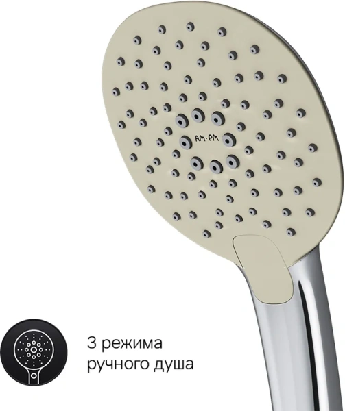 Смеситель для ванны AM.PM Spirit V2.1 с душевым набором, с душевой лейкой - фото 5