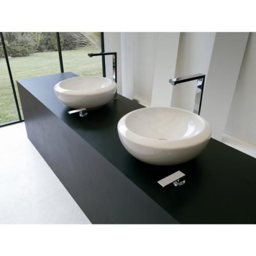 Раковина ArtCeram Blend 46 см белая, накладные (на столешницу) - фото 3