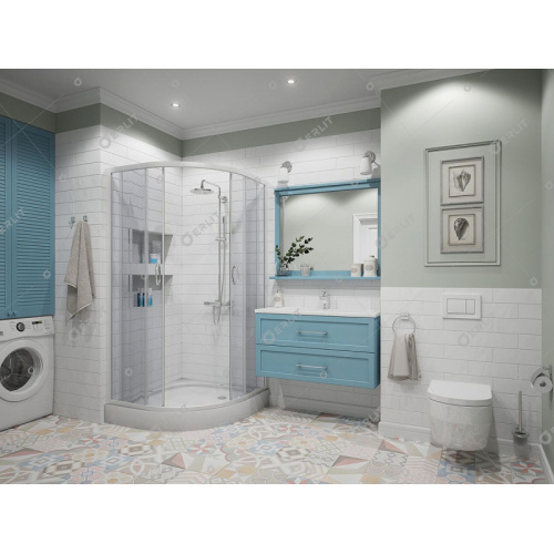 Душевой уголок, стекло тонированное, Erlit Comfort, по запросу - фото 3