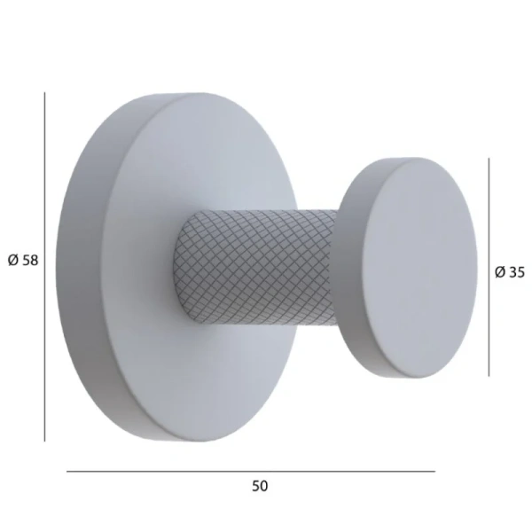 Крючок для ванной Boheme Uno Matt Gold - фото 2