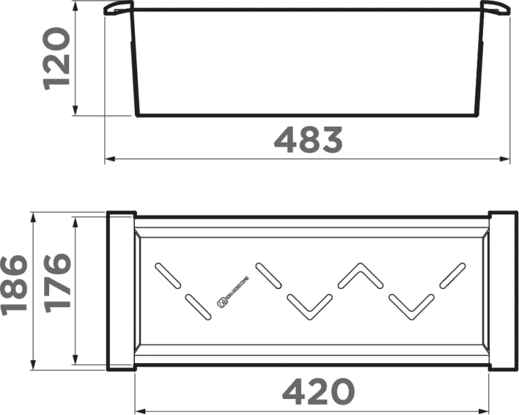 Коландер Omoikiri CO-04 49990 прямоугольная - фото 3