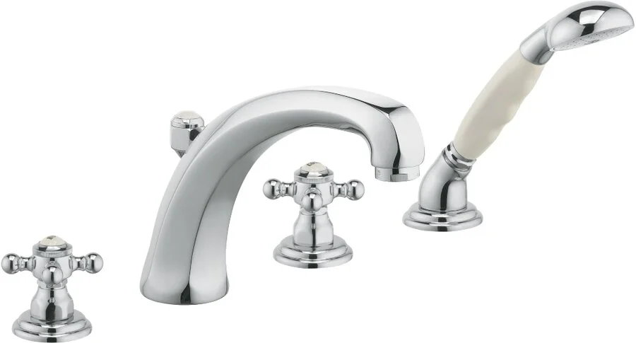 Смеситель для ванны Kludi 1926 51524 на 4 отверстия - фото 1