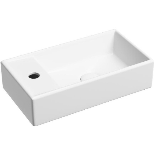 Раковина Ceramica Nova Element 40 см чаша справа белая матовая - фото 12