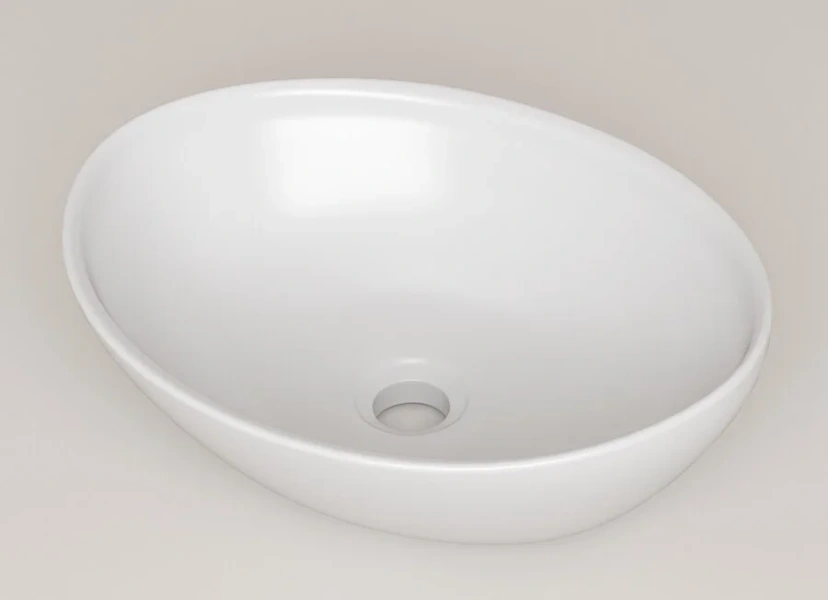 Раковина IDDIS Cloud 41 см белая глянцевая, маленькие, в форме чаши, круглой формы - фото 5