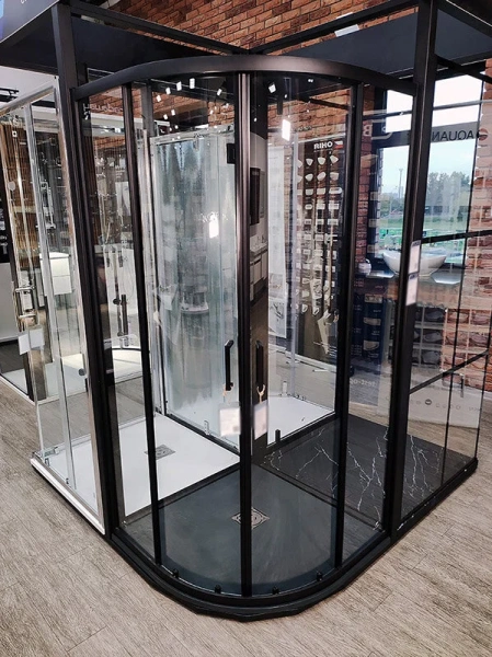 Душевой уголок RGW Classic CL-53B 90х90 см профиль черный, 90х90 - фото 5