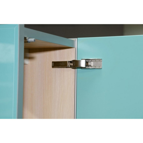 Шкаф-пенал, петли справа, цвет  голубой, Misty Джулия, недорого - фото 3