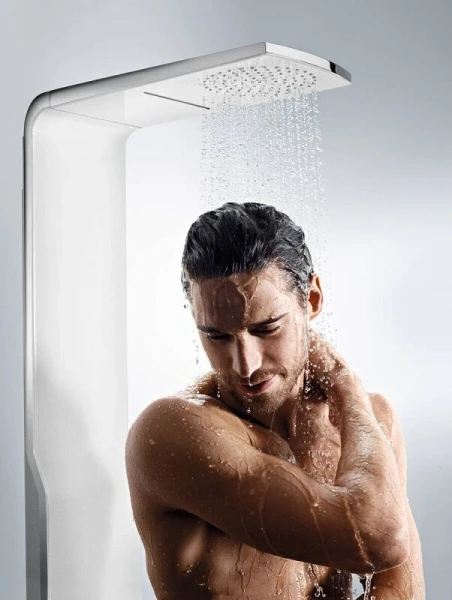 Душевая панель Hansgrohe Raindance Lift хром/белый, настенные, угловые index_1 - фото 8