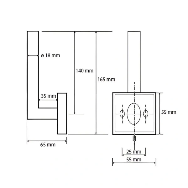 Бумагодержатель Bemeta Beta хром - фото 2