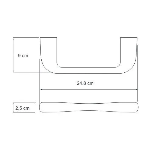 Полотенцедержатель WasserKRAFT Berkel хром - фото 2