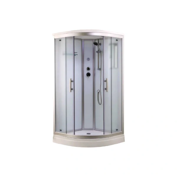 Душевая кабина Timo Standart 90x90 см профиль хром стекло матовое - фото 1