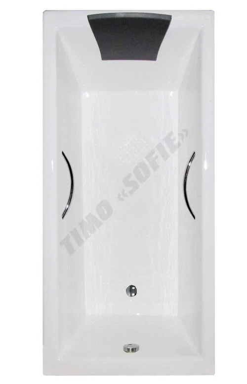 Чугунная ванна Timo "Sofia" 170 x 75 см с ручками - фото 1