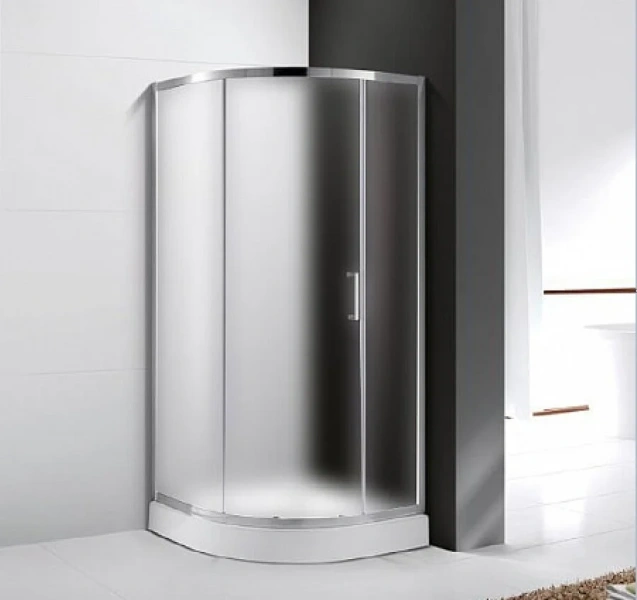 Душевой уголок Cezares Molveno 100х100 см стекло рифленое профиль хром - фото 1