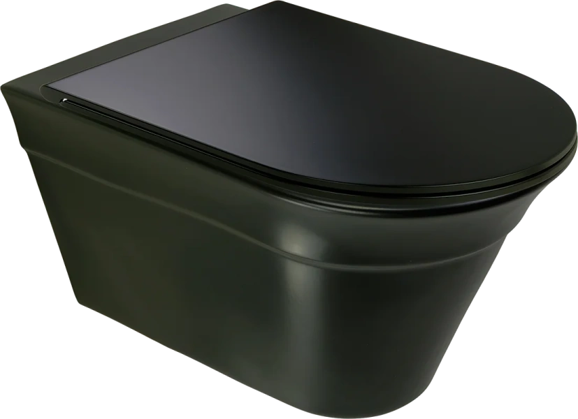 Крышка-сиденье с микролифтом Migliore Monaco черная, нет в наличии - фото 3