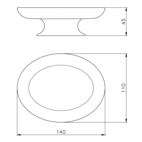 Мыльница для ванной Nicolazzi D'appoggio 6000 - фото 4