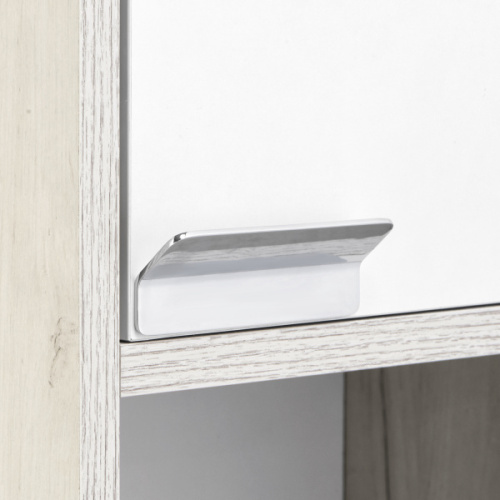 Шкаф подвесной Акватон Флай 35 см белый/дуб крафт, правый, современные, hi-tech - фото 4