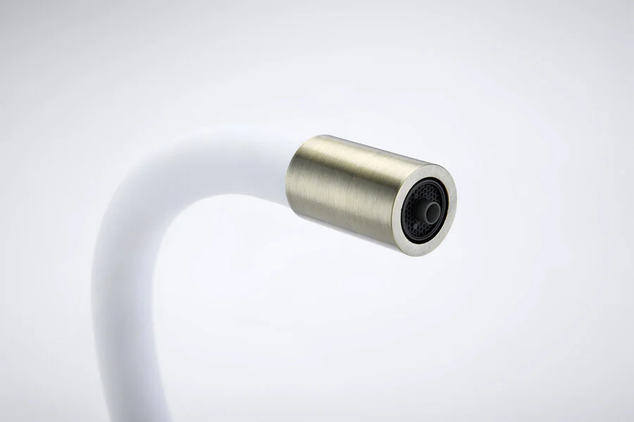 Смеситель для кухни Paulmark Salix бронза/белый, однорычажные, двухрычажные - фото 8