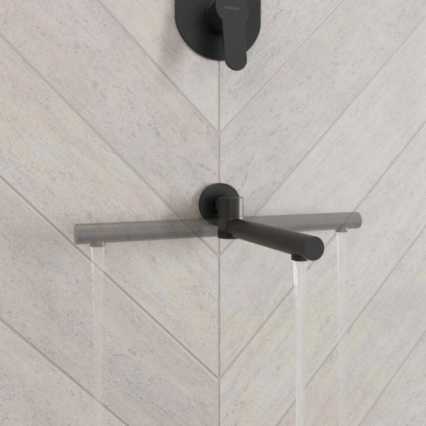 Душевой комплект Berges Nardis 3R черный матовый - фото 3