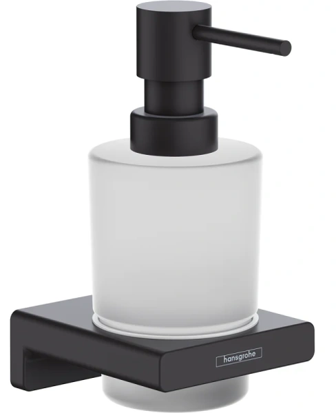 Дозатор для жидкого мыла Hansgrohe AddStoris черный матовый - фото 1