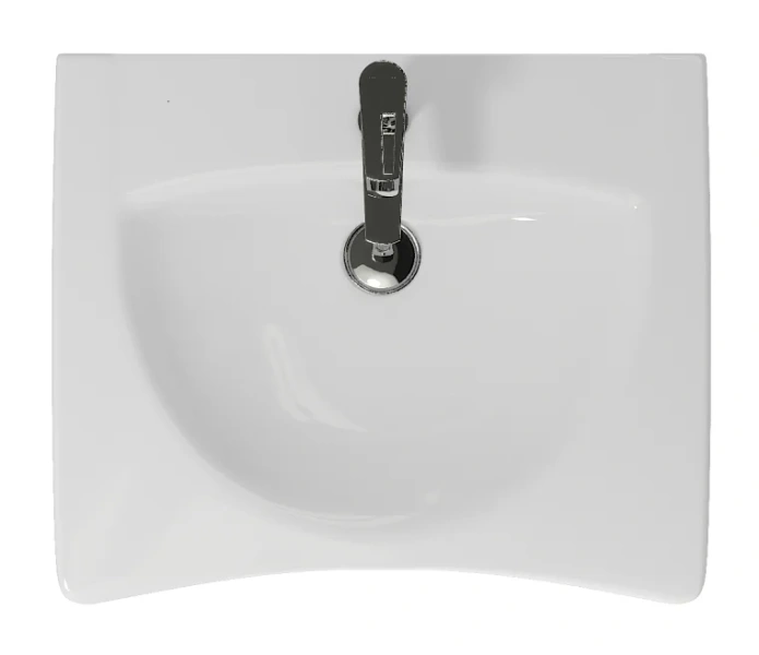 Раковина Cersanit Etiuda 65 см прямоугольная - фото 4