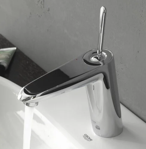 Смеситель для раковины, хром, Grohe Eurodisc Joy 23427000, округлая форма, с донным клапаном - фото 5